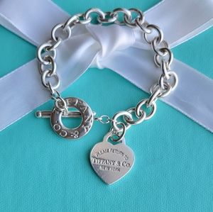 Tiffany Toggle Heart Tag Bracelet 